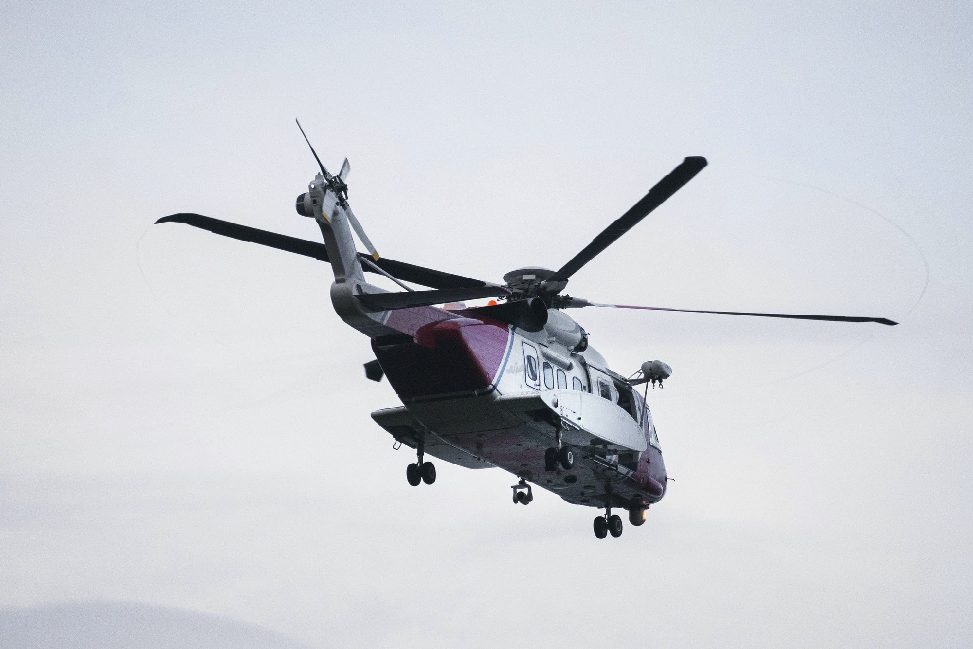 Helikopter i luften
